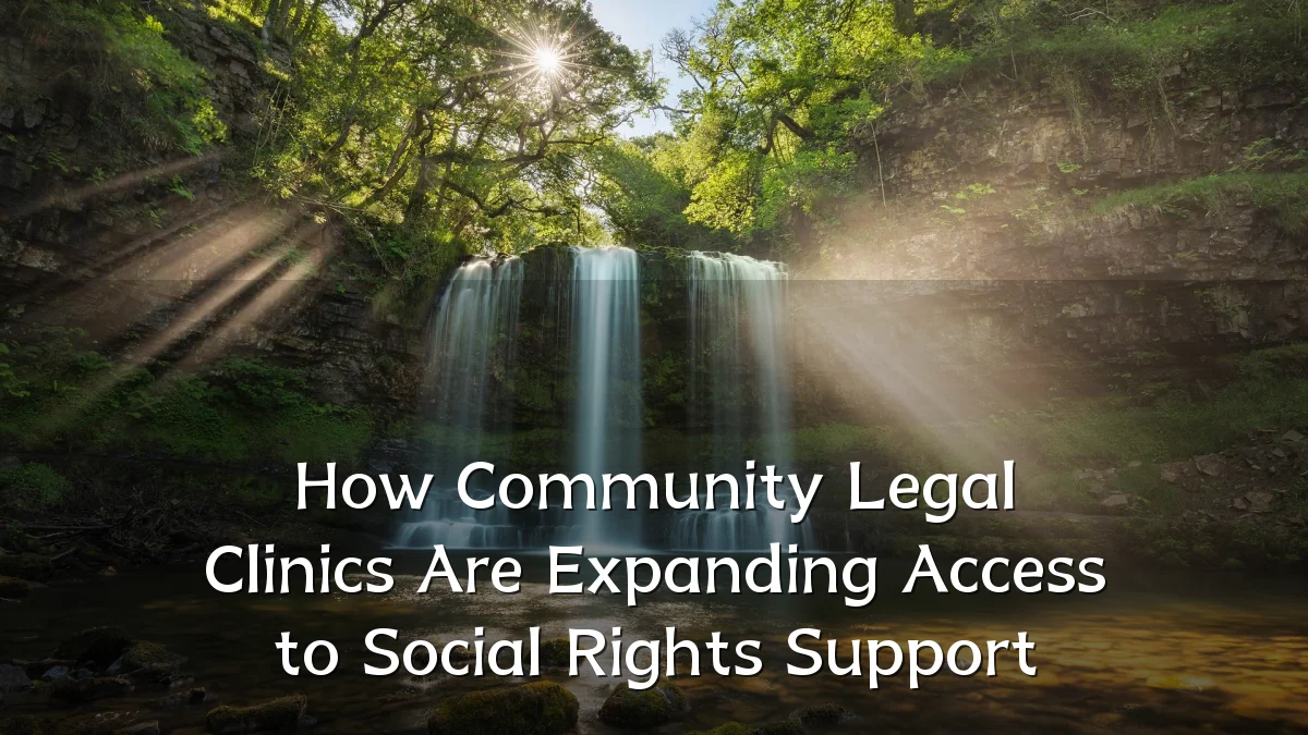 How Community Legal Clinics Are Expanding Access to Social Rights Support