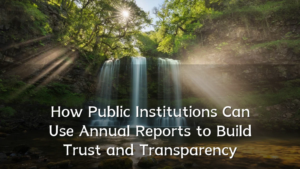 How Public Institutions Can Use Annual Reports to Build Trust and Transparency