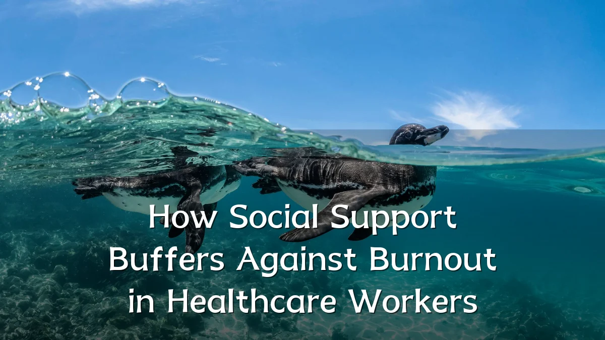 How Social Support Buffers Against Burnout in Healthcare Workers