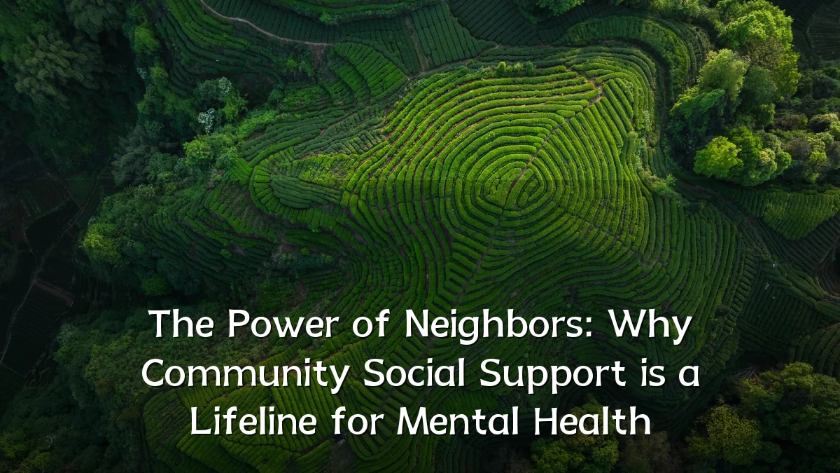The Power of Neighbors: Why Community Social Support is a Lifeline for Mental Health