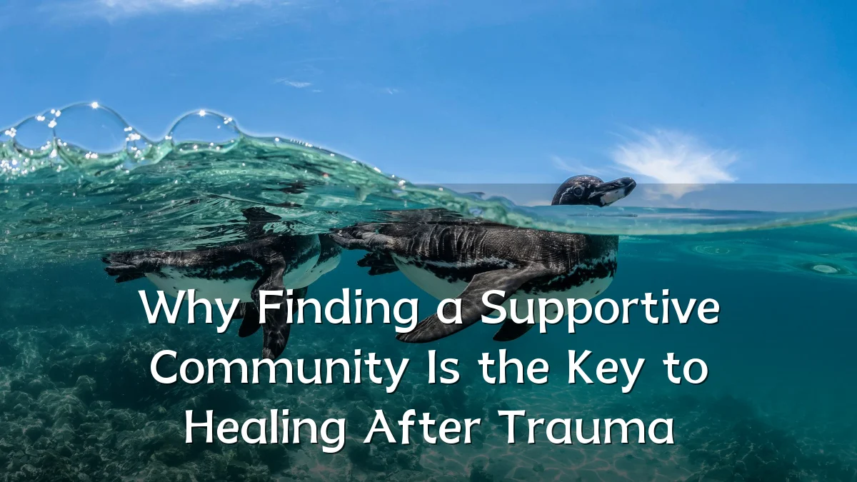 Why Finding a Supportive Community Is the Key to Healing After Trauma